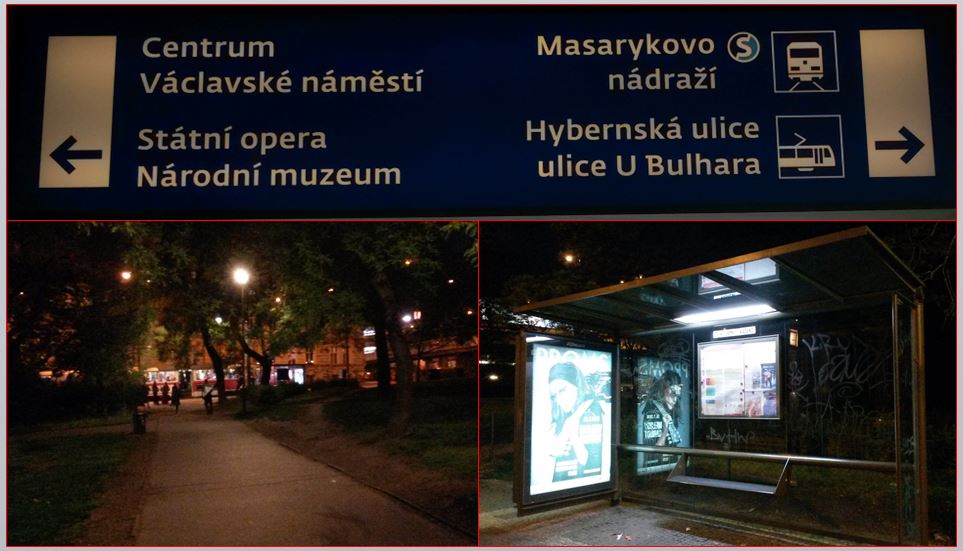 [Prague]Tourists leaving Prague station do not have good signage to find the tram stop