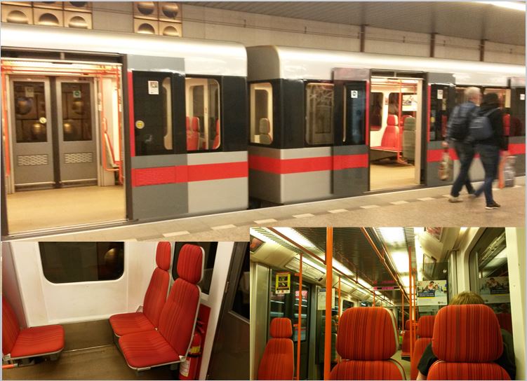 [Prague]Latest trains on the Prague metro have comfortable seats although they lack the latest features such as high-quality information systems