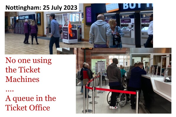 Nottingham Station 22 July 2023